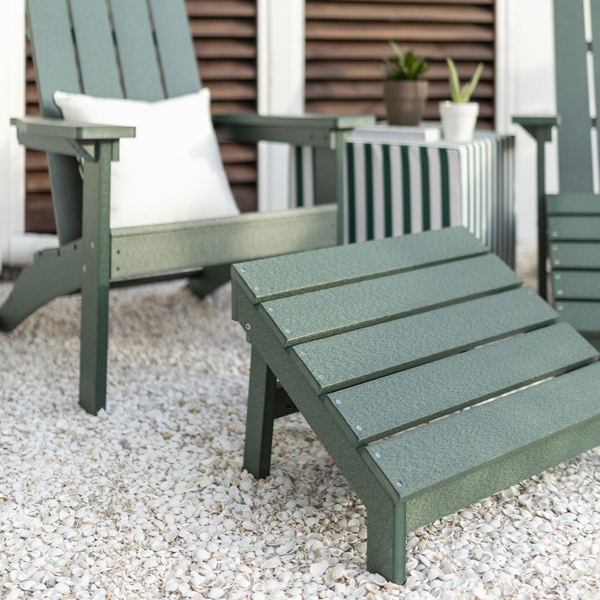 Folding Mayhew Adirondack Footstool