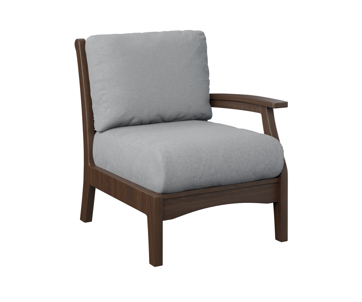 Classic Terrace Left Arm Sectional Club Chair