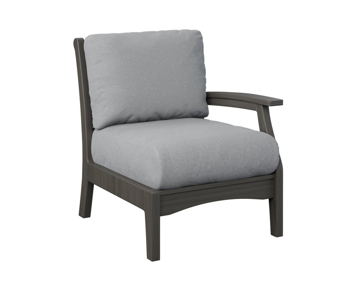 Classic Terrace Left Arm Sectional Club Chair