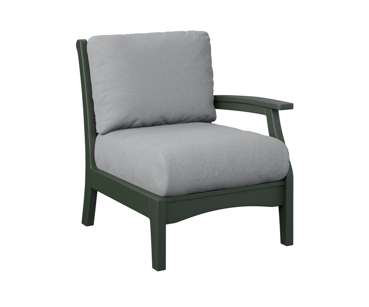 Classic Terrace Left Arm Sectional Club Chair
