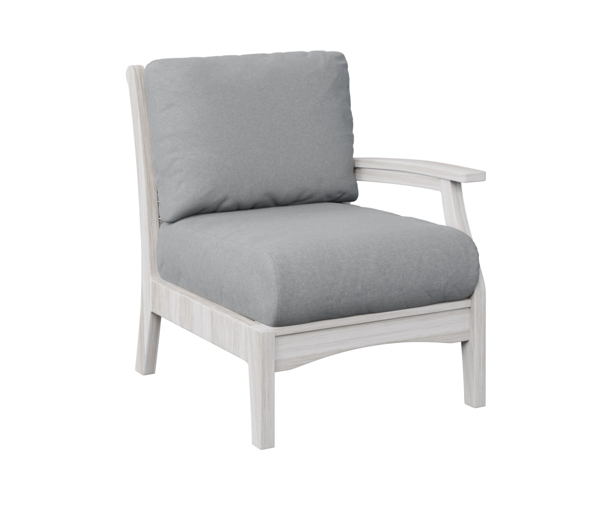 Classic Terrace Left Arm Sectional Club Chair