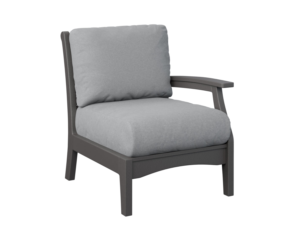 Classic Terrace Left Arm Sectional Club Chair