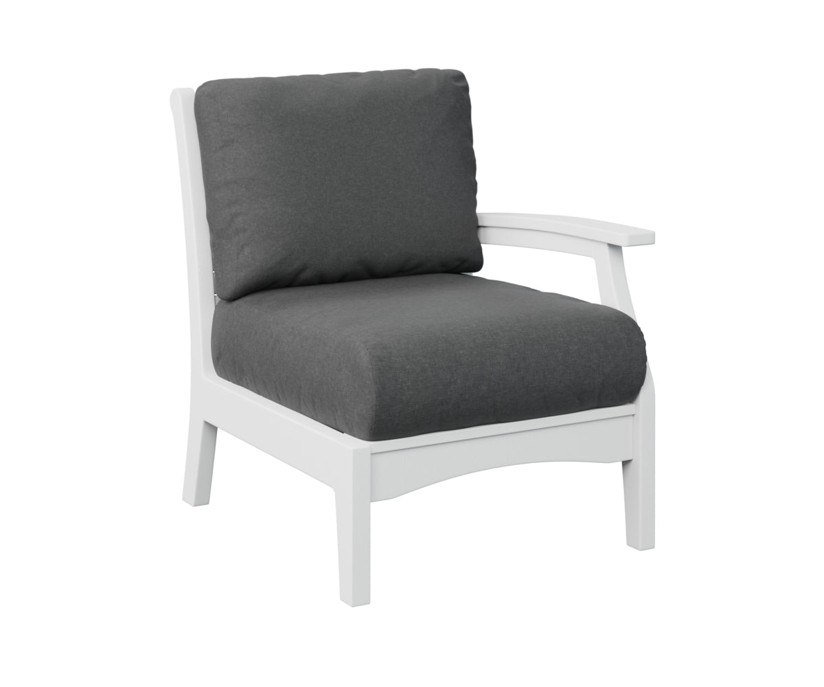 Classic Terrace Left Arm Sectional Club Chair
