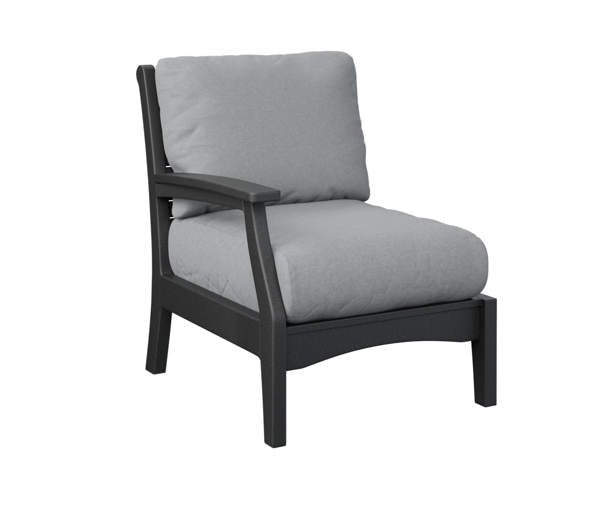 Classic Terrace Right Arm Sectional Club Chair
