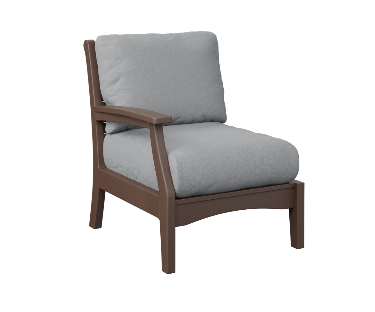 Classic Terrace Right Arm Sectional Club Chair