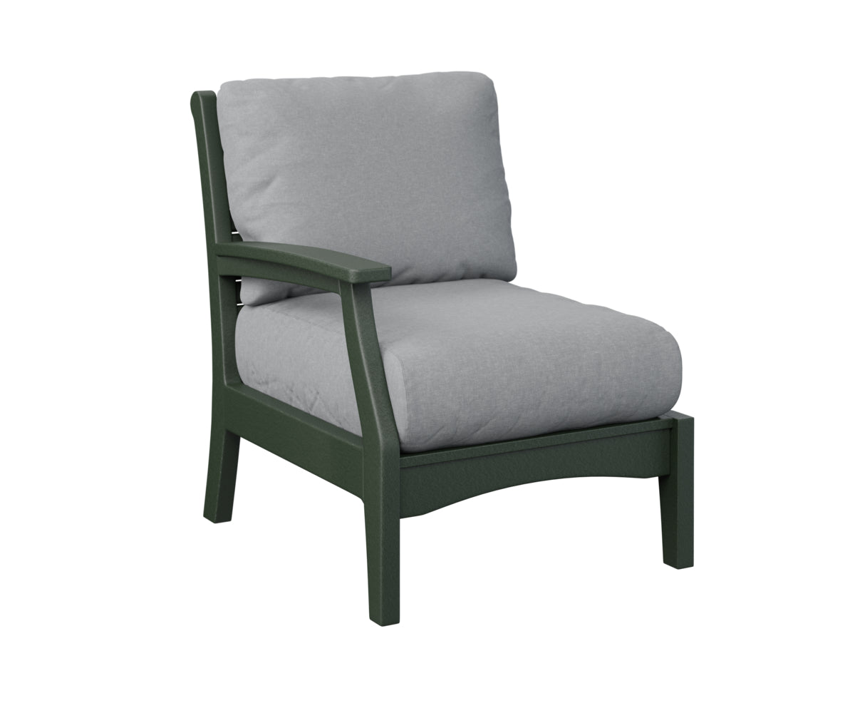 Classic Terrace Right Arm Sectional Club Chair