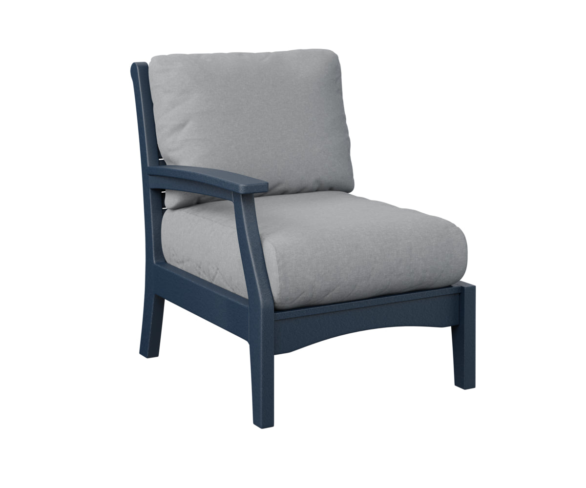 Classic Terrace Right Arm Sectional Club Chair