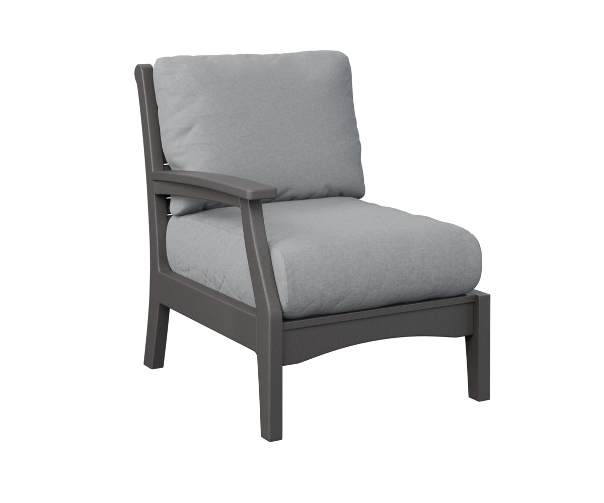 Classic Terrace Right Arm Sectional Club Chair