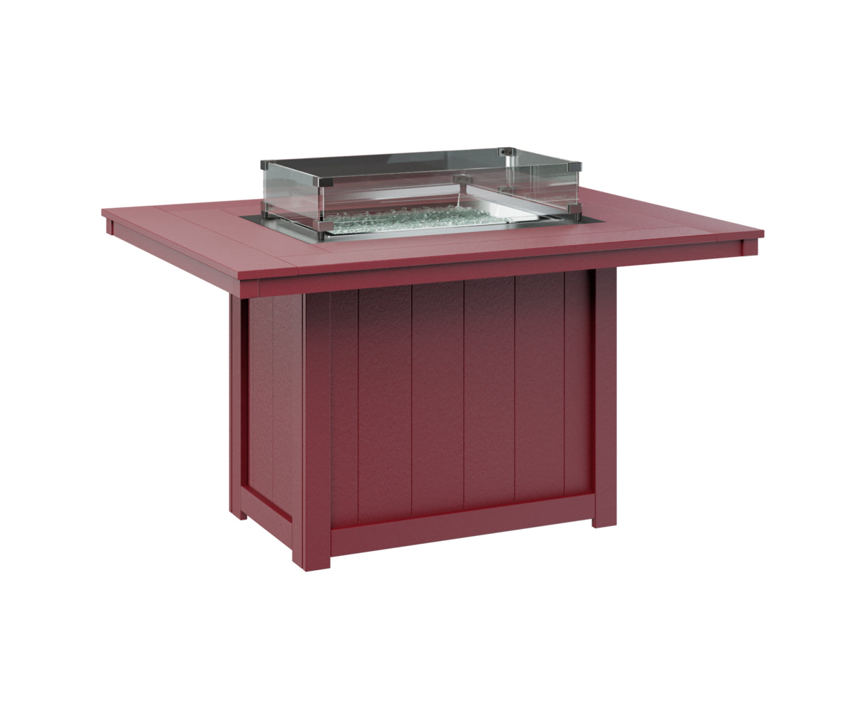 Donoma 42″ x 54″ Rectangular Dining Fire Table