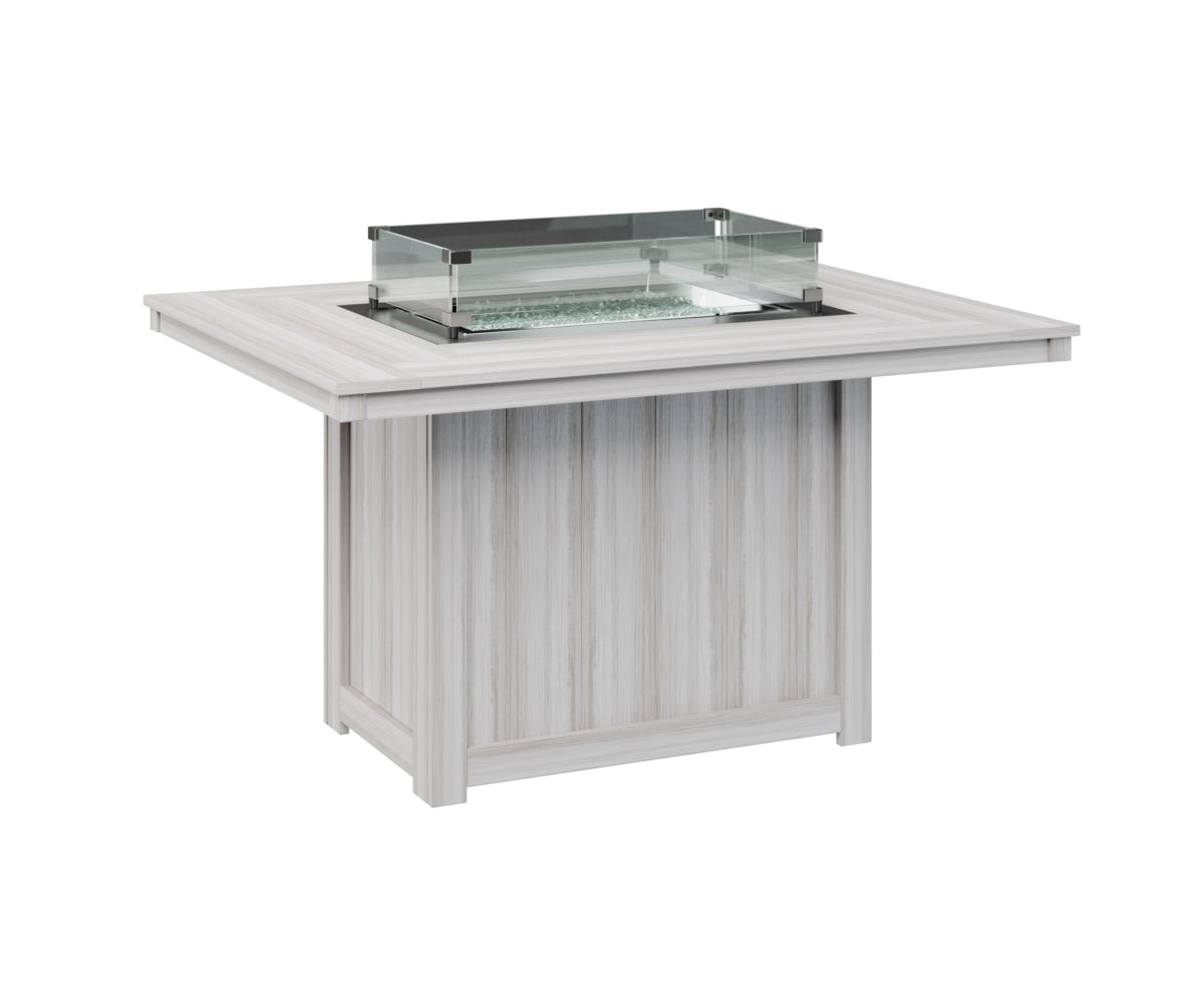 Donoma 42″ x 54″ Rectangular Dining Fire Table