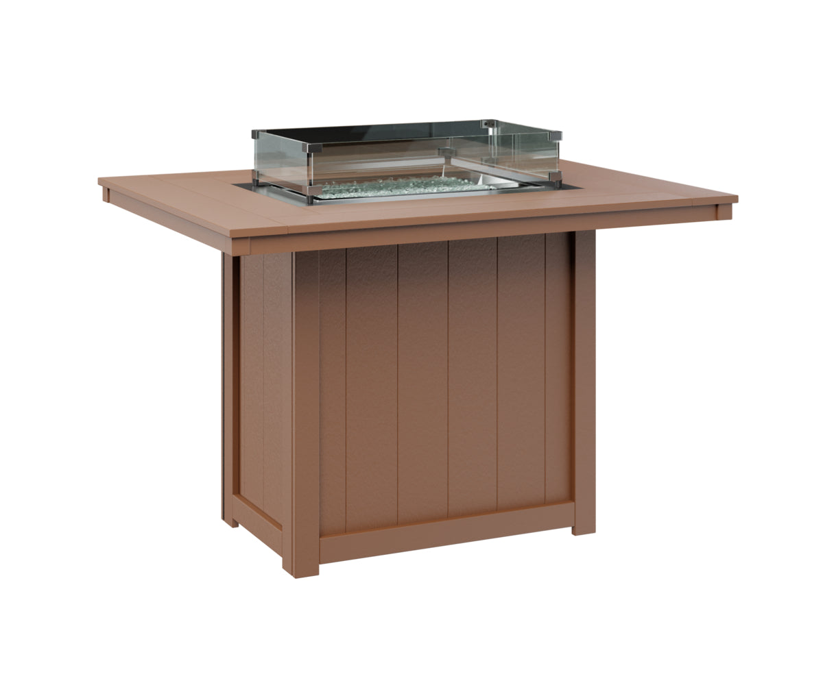 Donoma 42″ x 54″ Rectangular Counter Fire Table