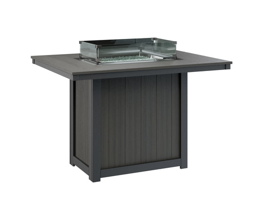 Donoma 42″ x 54″ Rectangular Counter Fire Table