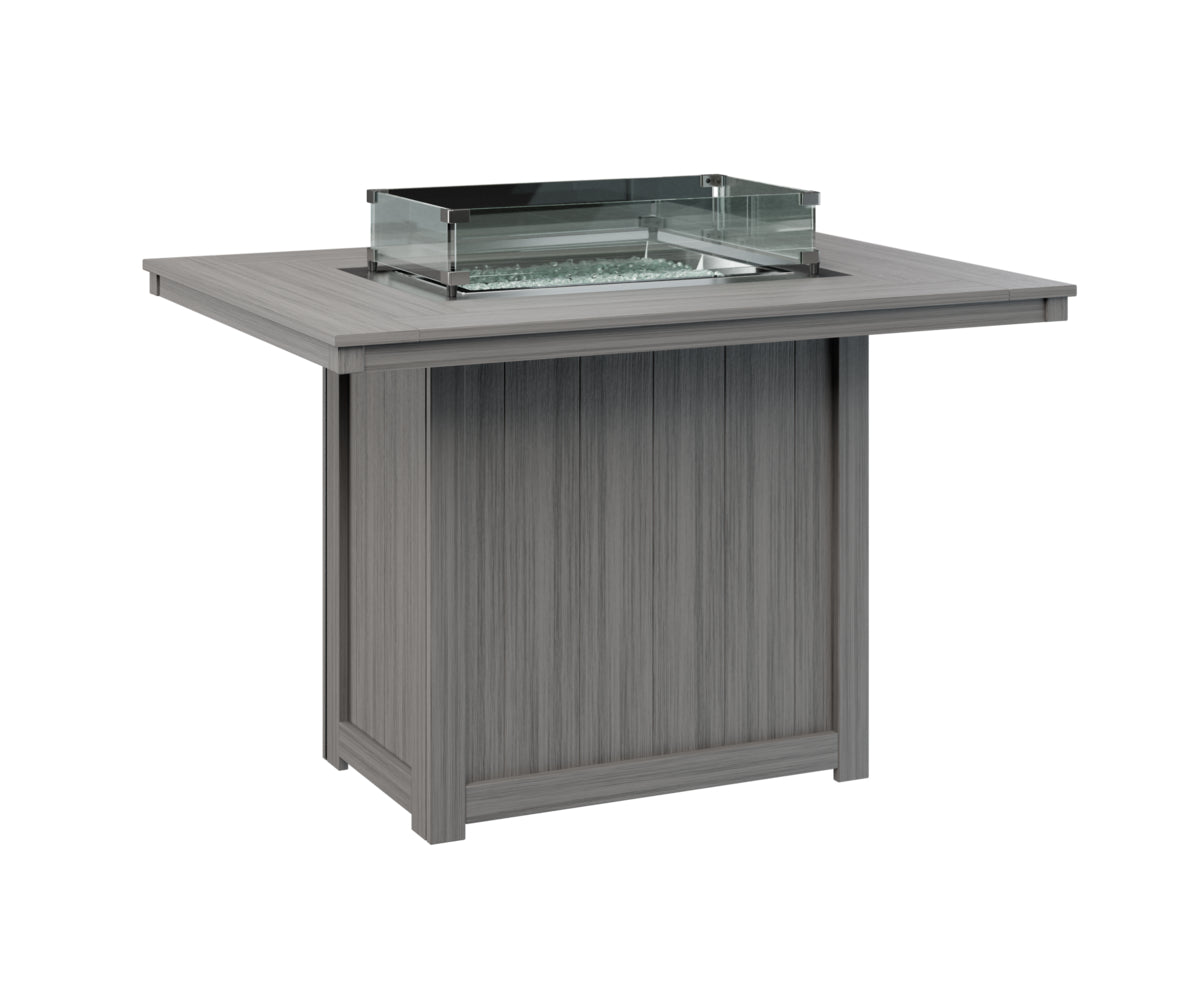 Donoma 42″ x 54″ Rectangular Counter Fire Table