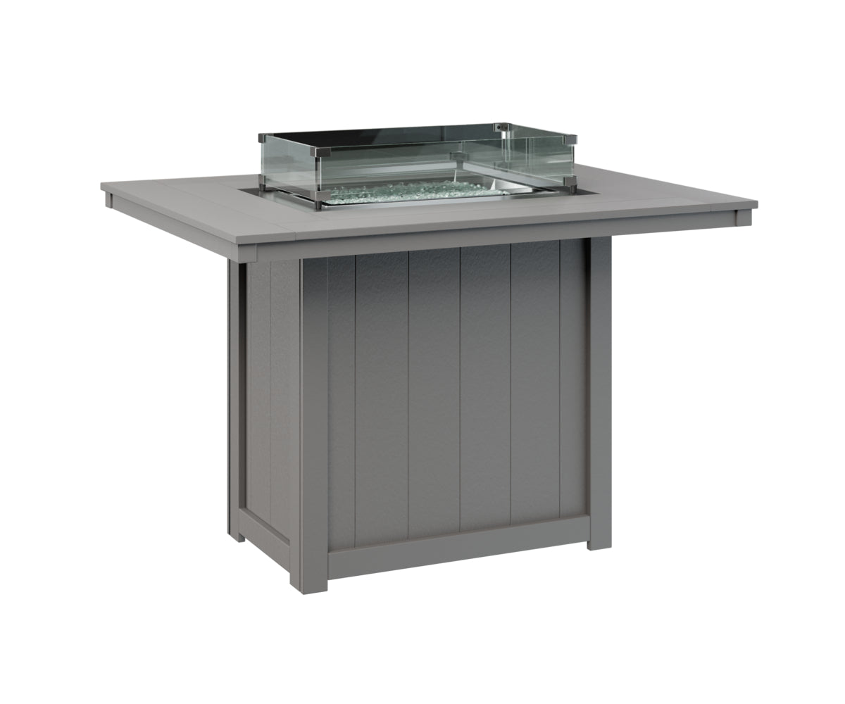 Donoma 42″ x 54″ Rectangular Counter Fire Table