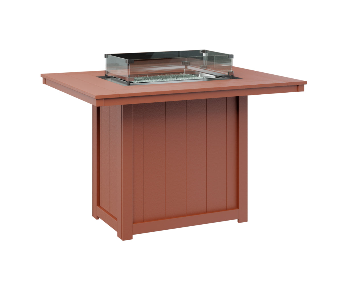 Donoma 42″ x 54″ Rectangular Counter Fire Table