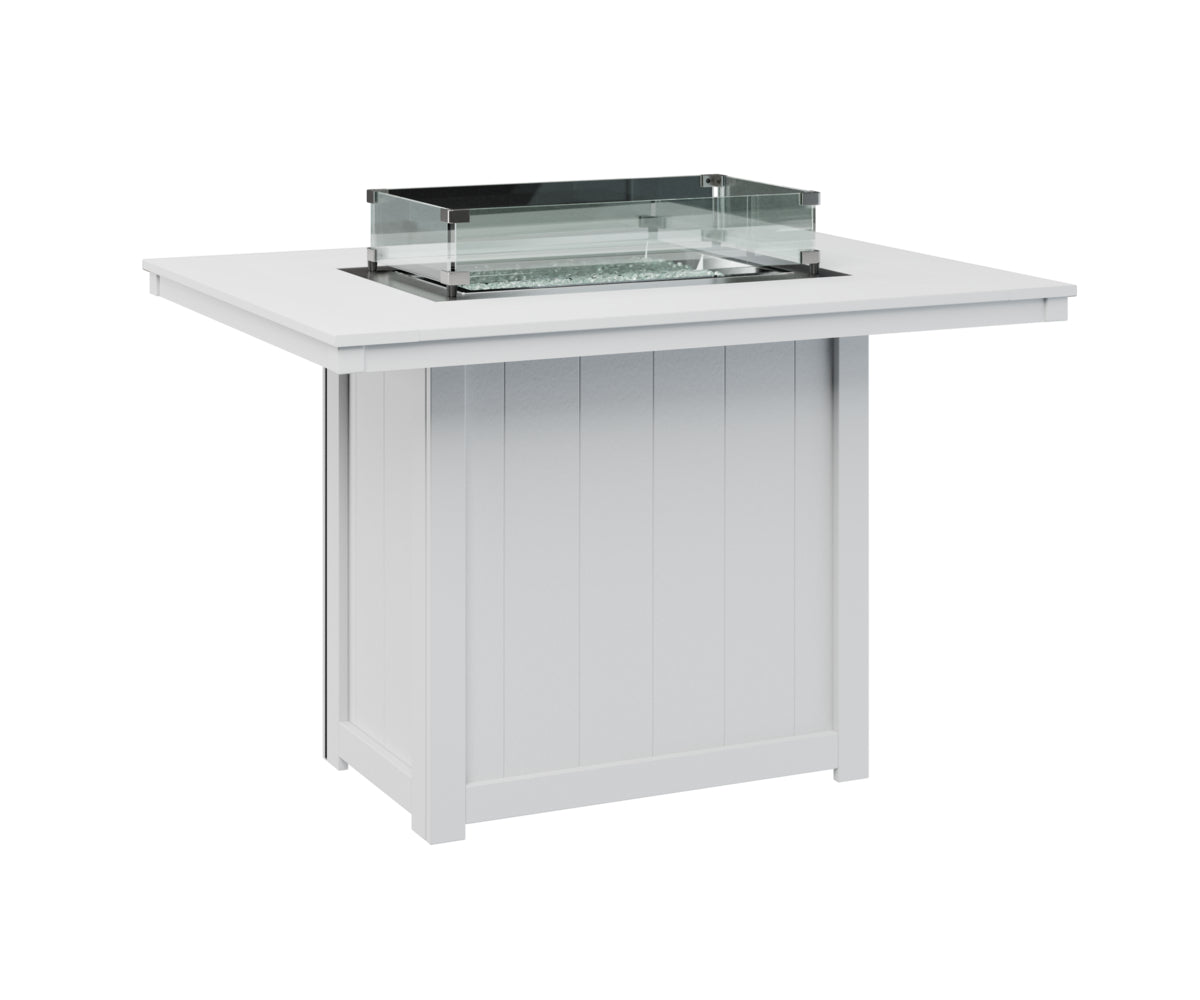 Donoma 42″ x 54″ Rectangular Counter Fire Table
