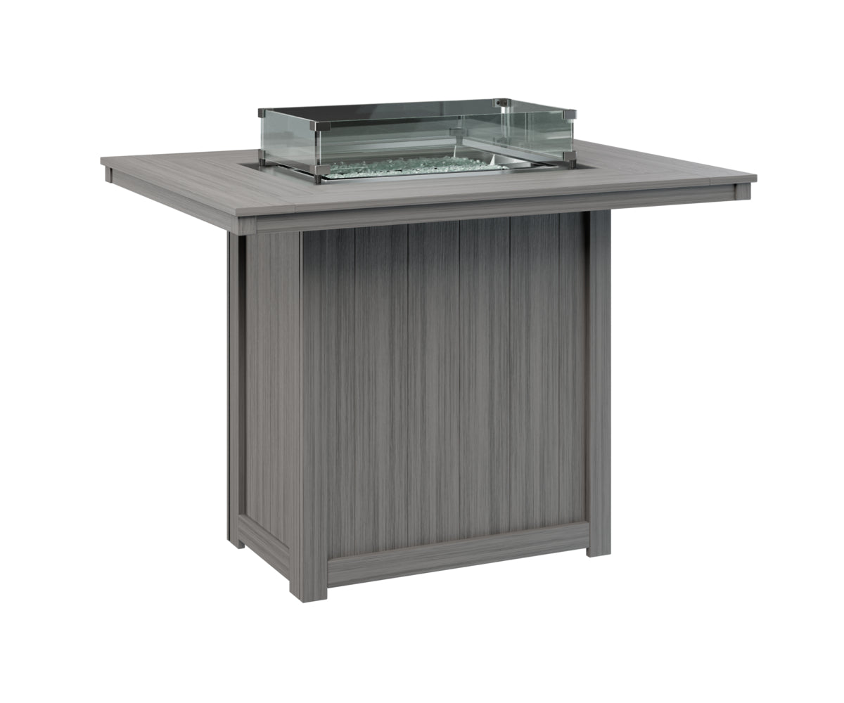 Donoma 42″ x 54″ Rectangular Bar Fire Table