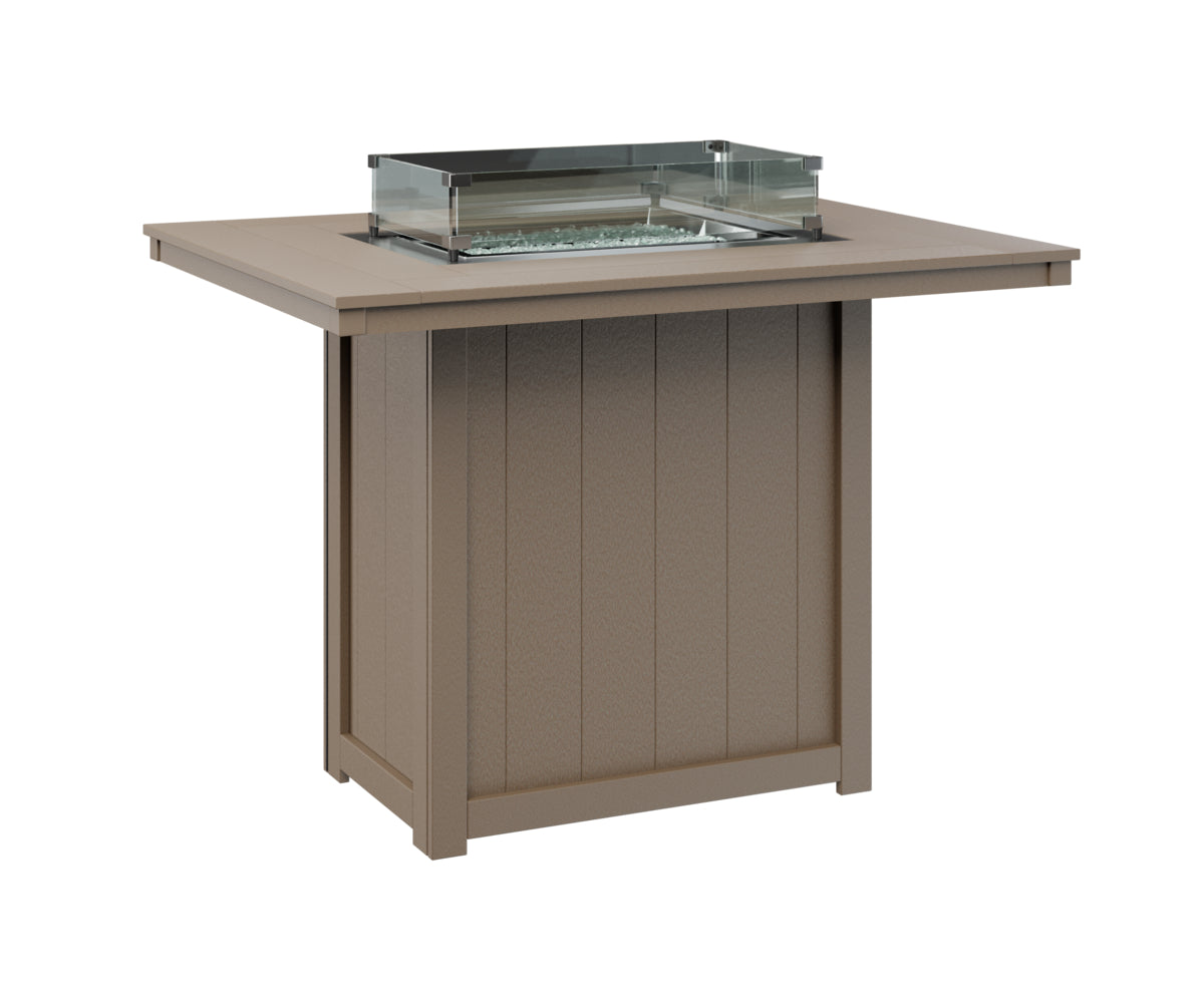 Donoma 42″ x 54″ Rectangular Bar Fire Table