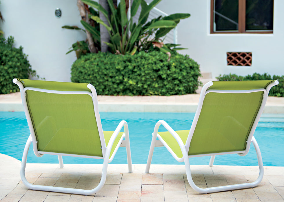 Gardenella Sling Stacking Poolside Chair