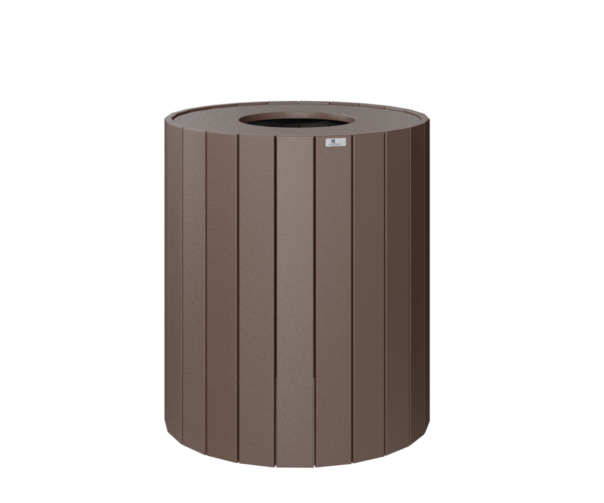 Round Trash Can