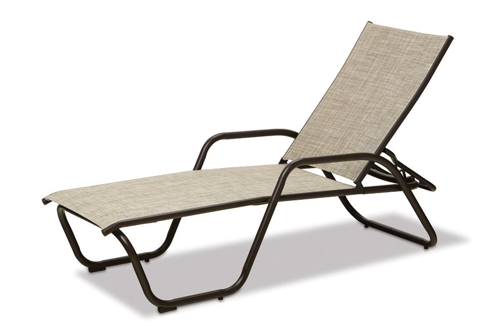 Gardenella Sling Four-Position Stacking Chaise