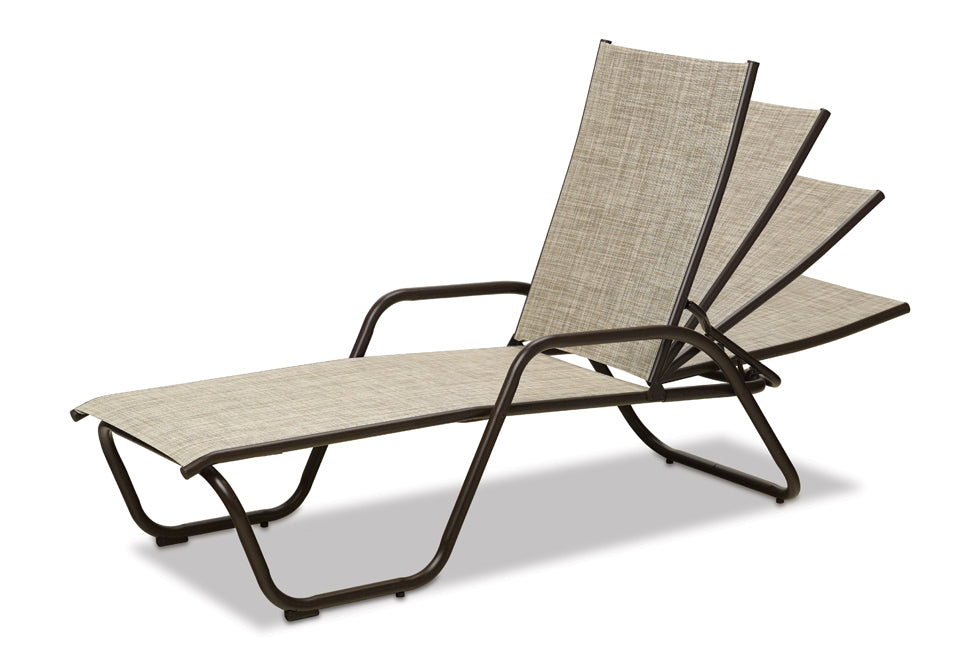 Gardenella Sling Four-Position Stacking Chaise