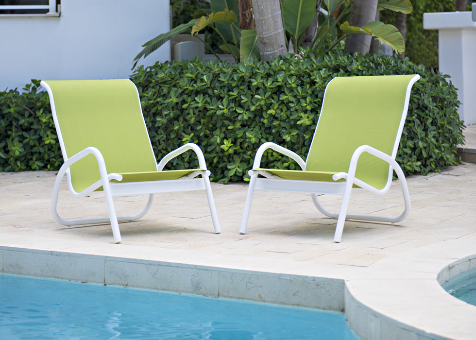 Gardenella Sling Stacking Poolside Chair