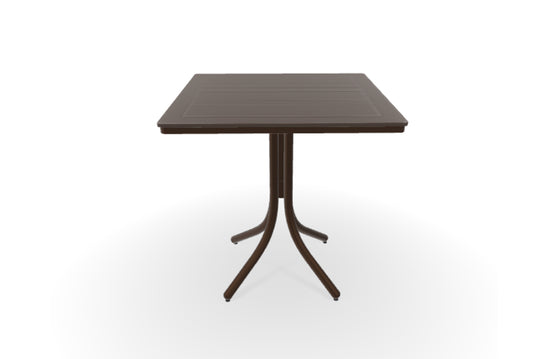 Slat 36" Square Balcony Height Table w/ hole