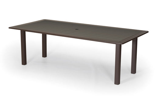 Slat 42" x 120" Rectangular Extension Dining Table