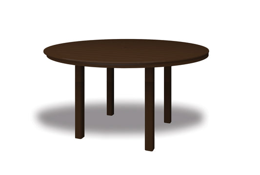 Slat 64" Round Balcony Height Table w/ hole