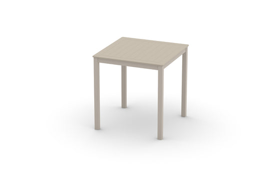 Slat 36" Square Balcony Height Parson Table w/ hole