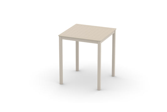 Slat 36" Square Bar Height Parson Table w/ hole