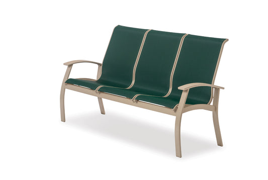 Belle Isle Sling Three-Seat Sofa w/ Polymer Accents