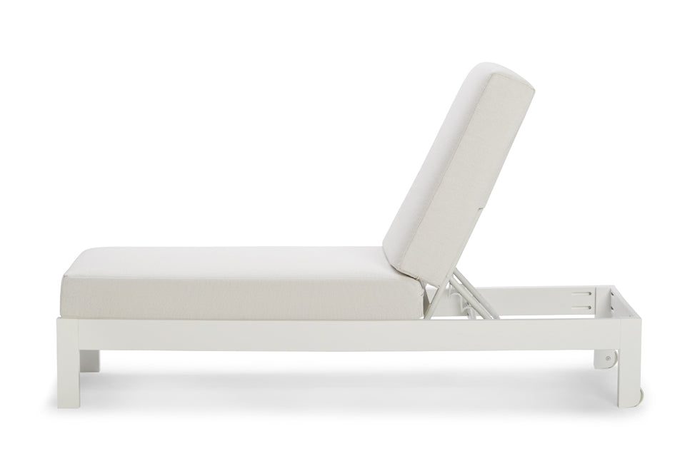 Leeward Three Position Lay-flat Armless Chaise