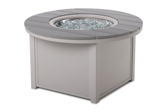 Rustic Fire Tables 42" Round Rustic Top Fire Table