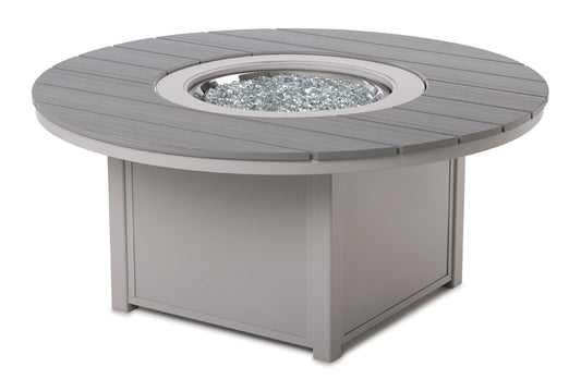 Rustic Fire Tables 54" Round Rustic Top Fire Table