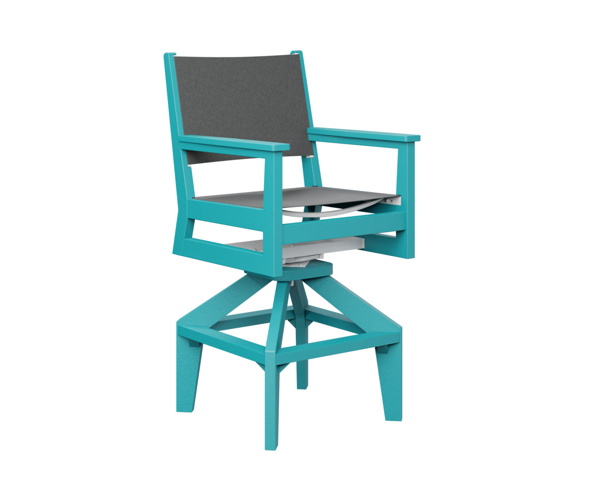 Mayhew Sling Swivel Bar Chair