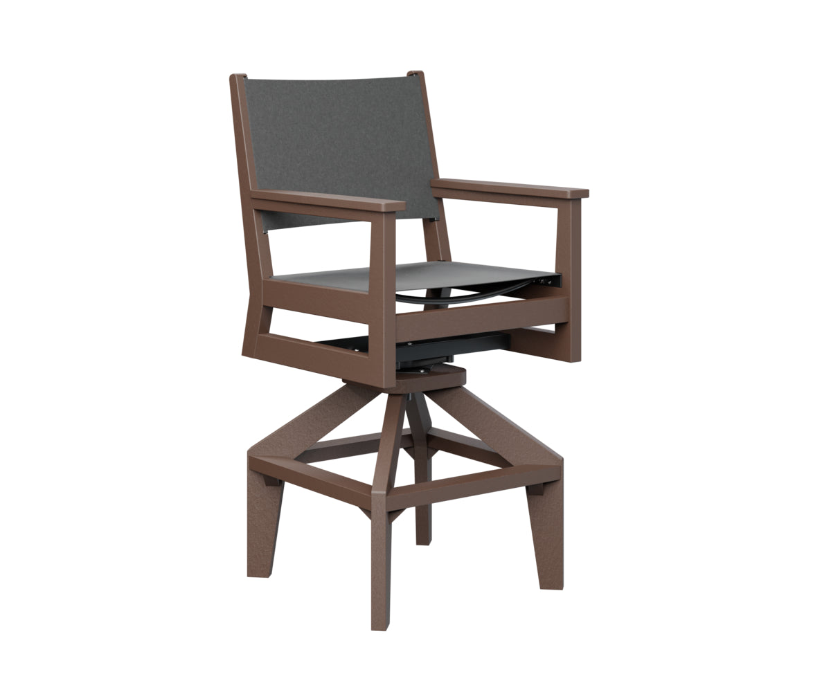 Mayhew Sling Swivel Bar Chair