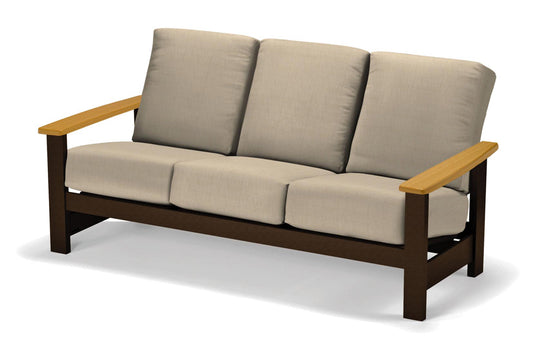 Leeward Three-Seat Sofa w/ Rustic Arms