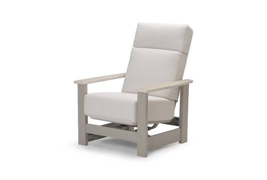Leeward Supreme Hidden Motion Arm Chair w/ Rustic Arms