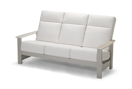 Leeward Supreme Three-Seat Sofa w/ Rustic Arms
