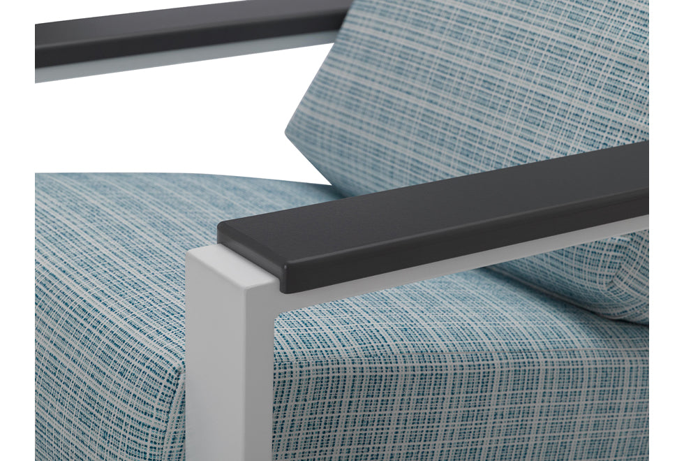 Larssen Cushion Collection Arm Chair w/ Polymer Arms