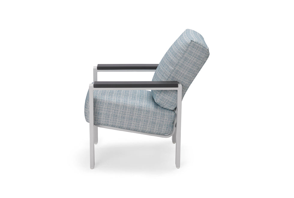 Larssen Cushion Collection Arm Chair w/ Polymer Arms