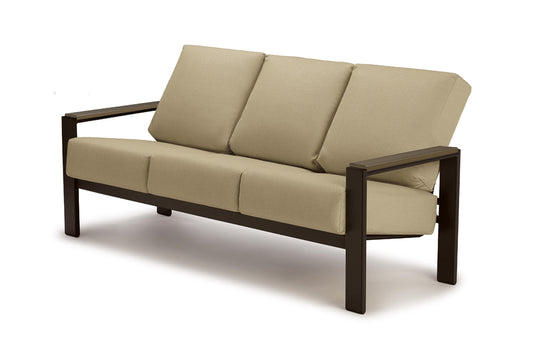 Larssen Cushion Collection Three-Seat Sofa w/ Polymer Arms