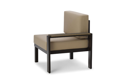 Larssen Cushion Collection Left End/Arm Section w/ Polymer Arms