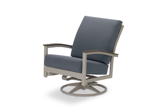 Bazza Cushion Swivel Rocker w/ Polymer Arms