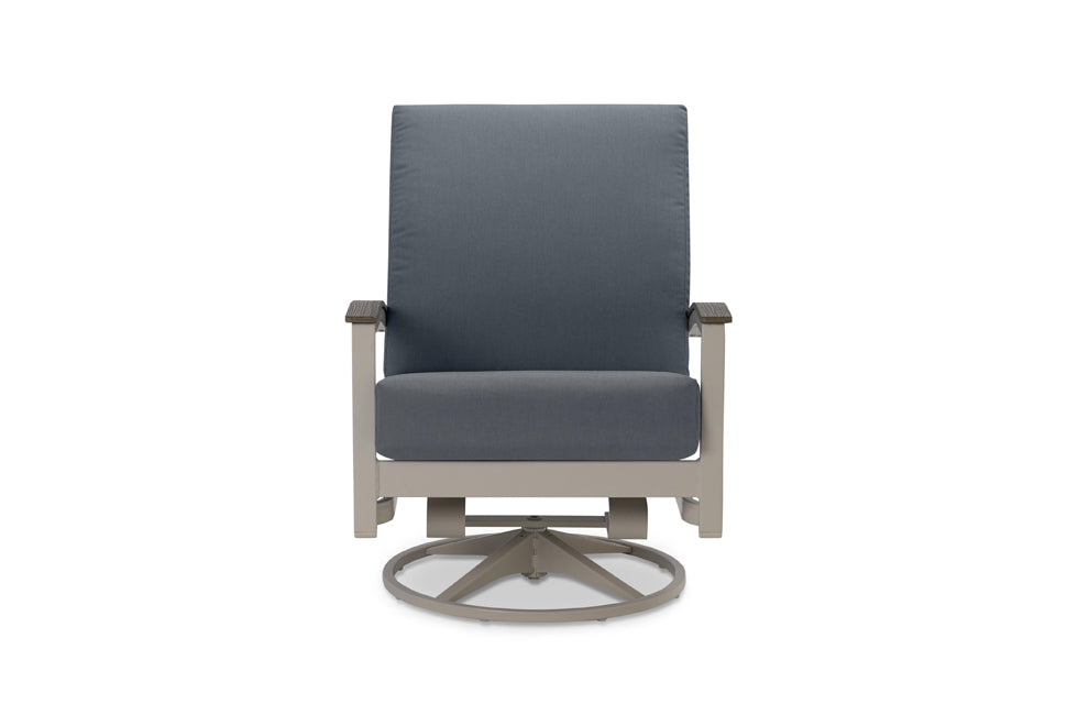Bazza Cushion Swivel Rocker w/ Polymer Arms