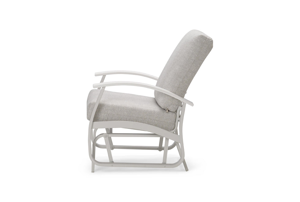Belle Isle Cushion Single-Seat Glider w/ Polymer Accents