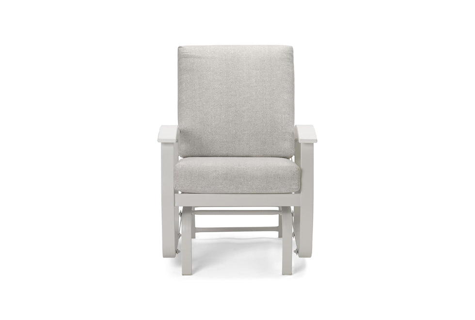 Belle Isle Cushion Single-Seat Glider w/ Polymer Accents