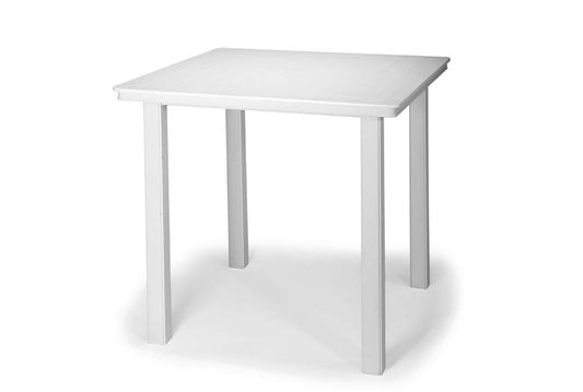 Slat 42" Square Bar Height Table w/ hole